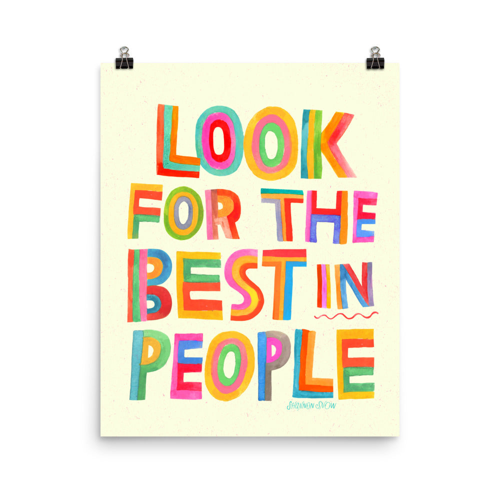 Look for the Best Art Print
